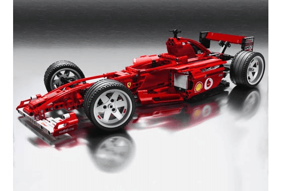 Bricklink Set 8386 1 Lego Ferrari F1 Racer 1 10 Racers