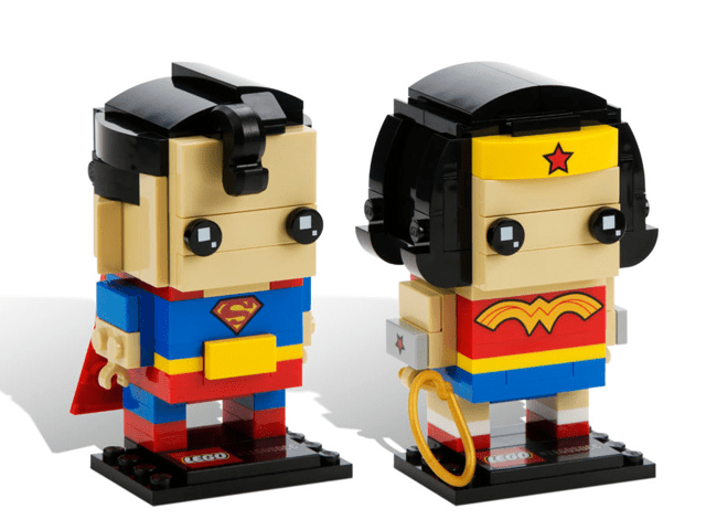 Set 41490 1 Superman Wonder Woman San Diego Comic Con 2016 Exclusive Brickheadz Bricklink