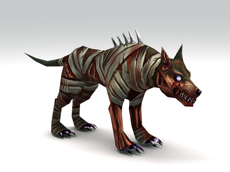 Some of the dinosaurs of the mesozoic era were cute as puppies, and some were just downright ugly. Zombie Dog 3d model 3ds Max files free download - modeling