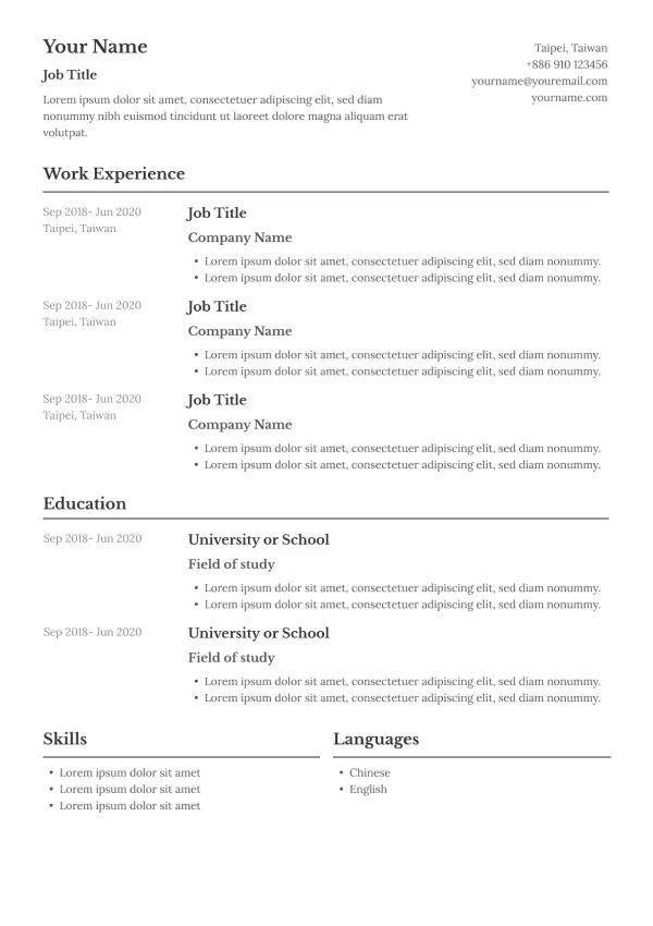 Resume Templates Buzzcv - Minimal Wallpaper Collection - Retina Quality