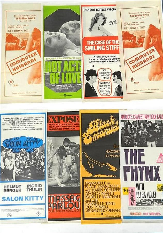 R-rated movie posters of the 1970s