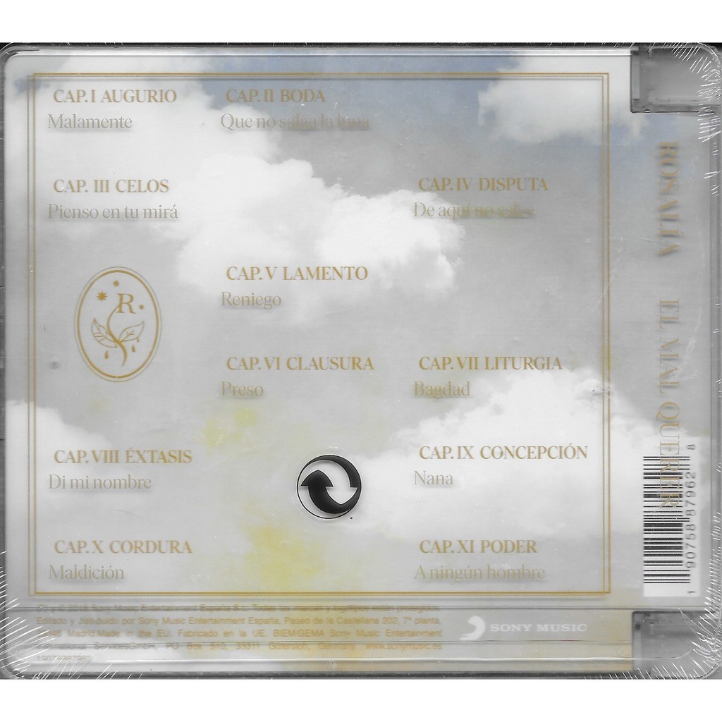 Top 3 Albums 2018 El Mal Querer By Rosalia By Juan Dellacha On Dribbble