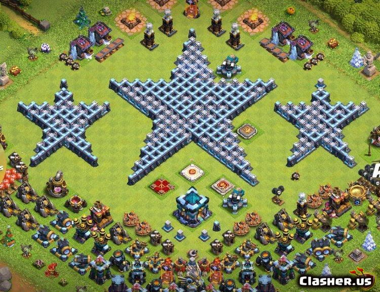 [town hall 13] th13 fun troll progress/upgrade base