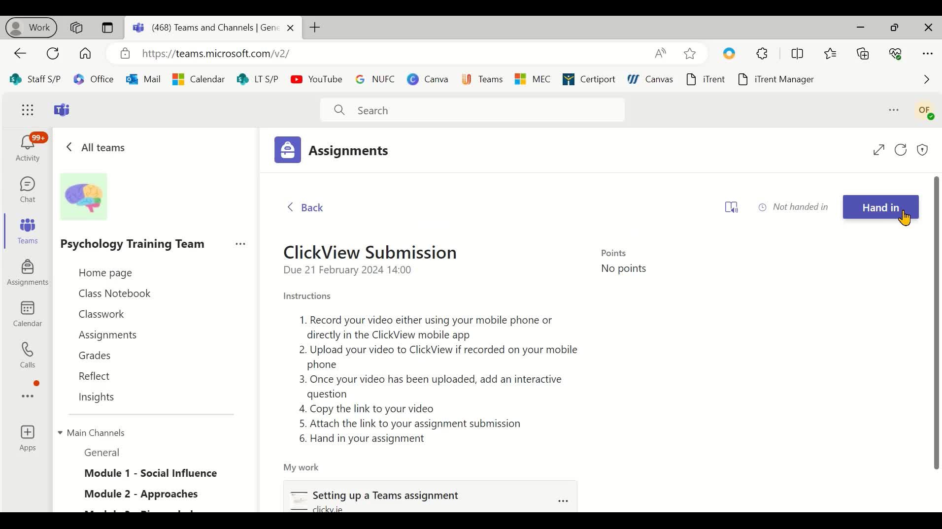 Using Clickview And Teams Assignments This Clickview