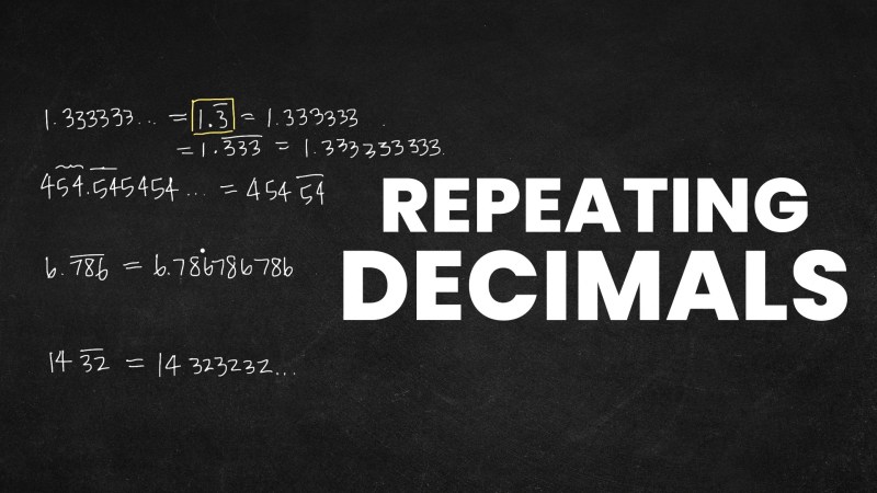 Repeating Decimals Examples Solutions Videos - Premium Mountain Background Gallery - Mobile