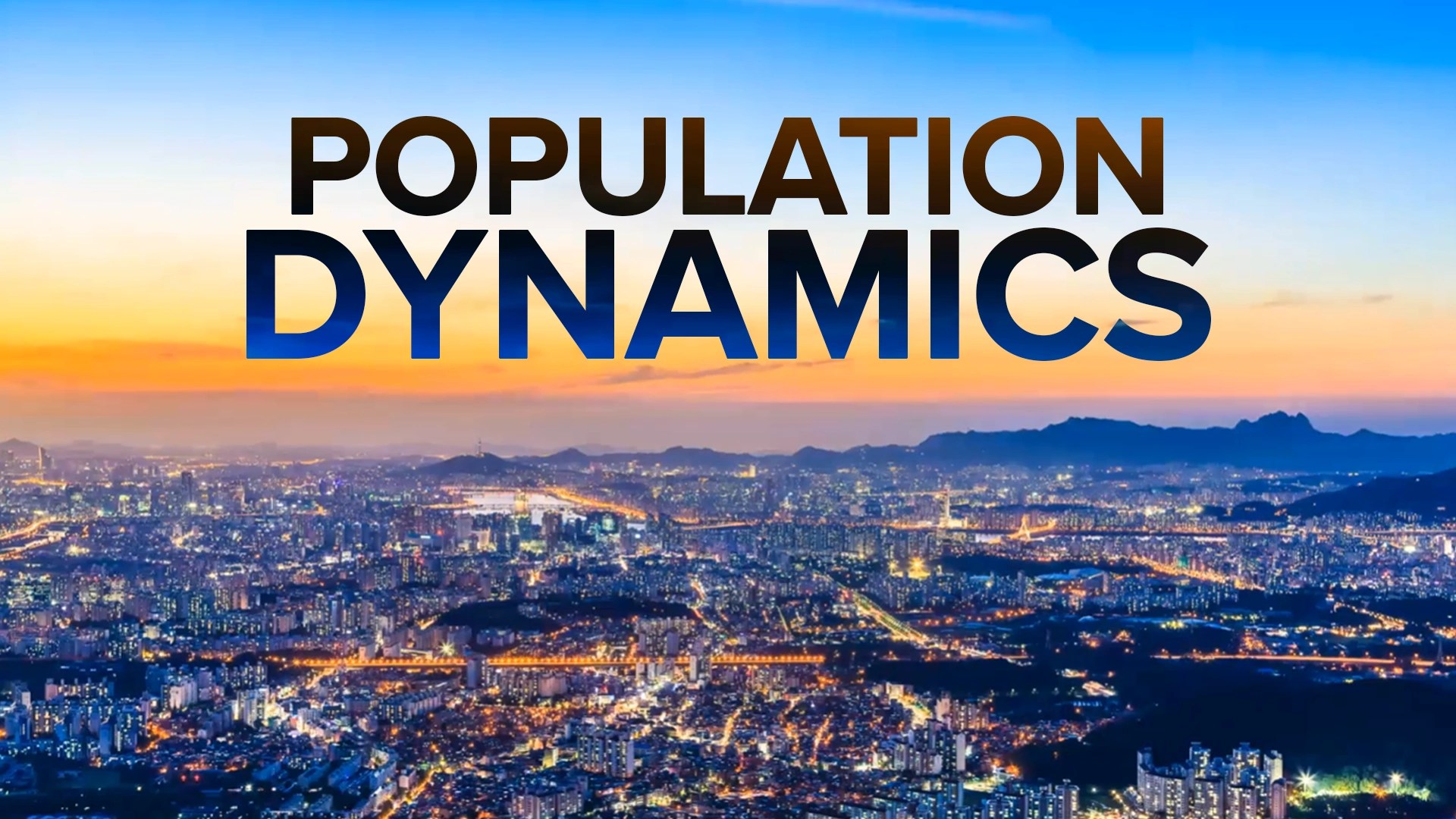 Population Size And Density Video Resources Clickview