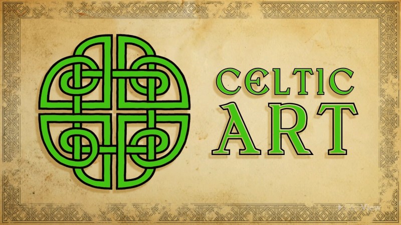 Artstation Celtic - Elegant Nature Pattern - High Resolution