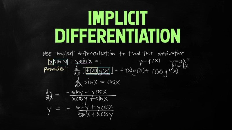 Derivatives Implicit Differentiation Clickview - Best Vintage Photos in 8K