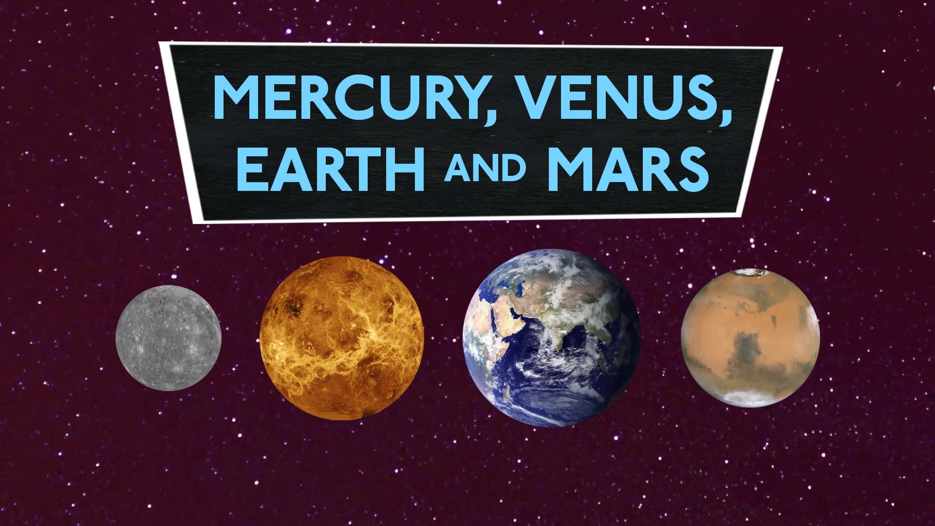 Explore The Solar System The Rocky Planets Clickview