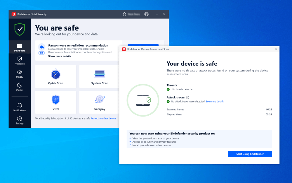 Bitdefender Total Security 2026 10 Device 2 YR Img3File 