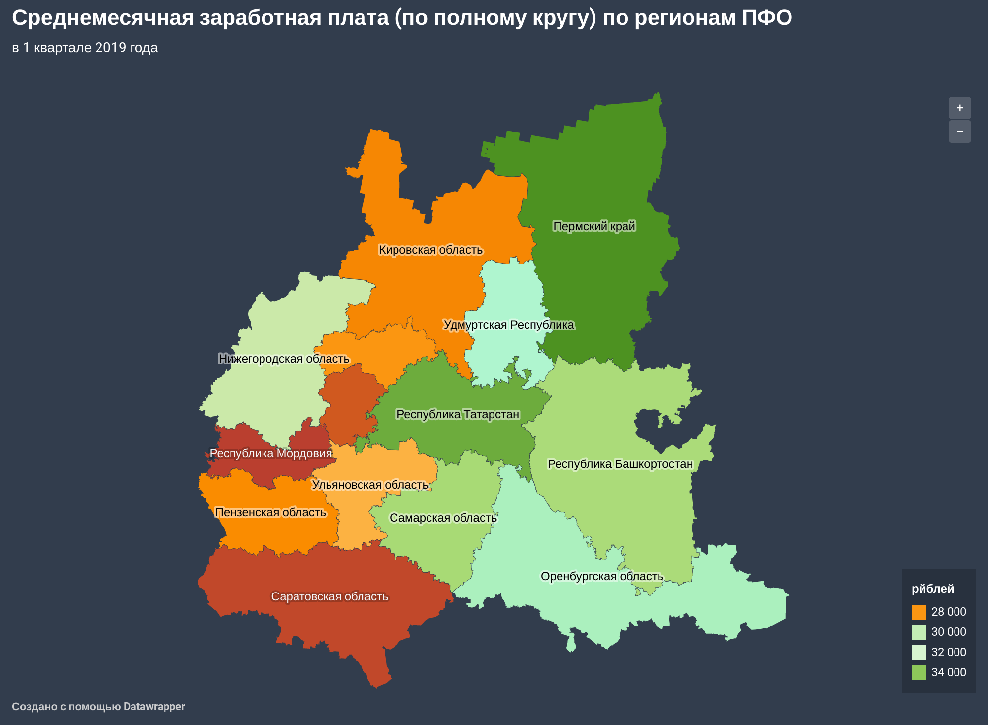 Srednemesyachnaya Zarabotnaya Plata Po Polnomu Krugu Po
