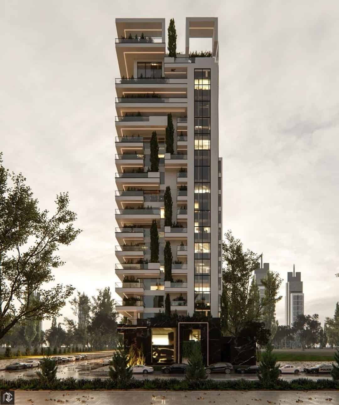 Tower Design Ideas - Creative Nature Pattern - Mobile