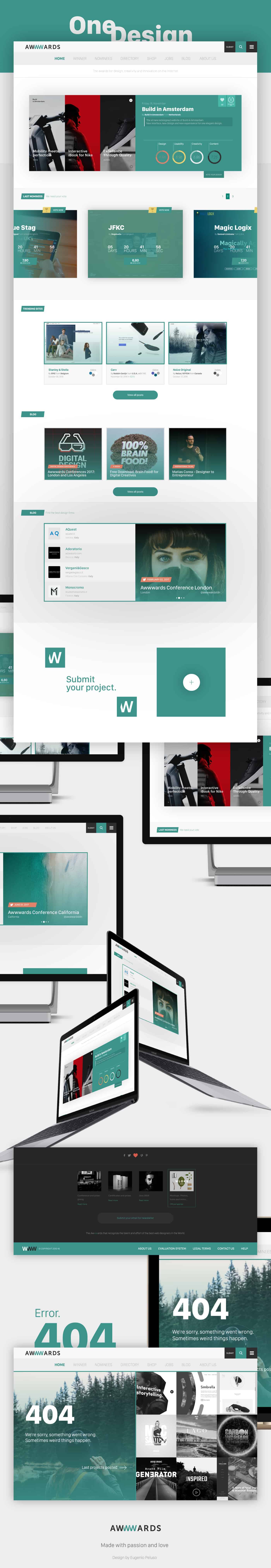 Awwward Web Design Concept - Best Abstract Designs in 4K