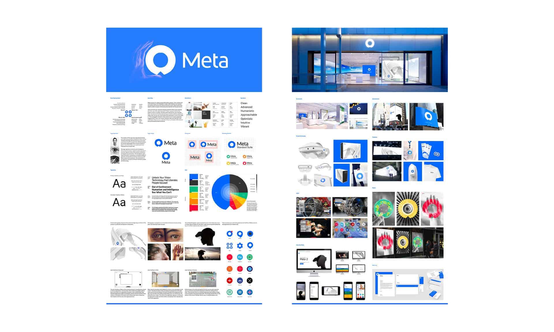 Meta Rebranding Design Ideas - Minimal Pictures - Modern Desktop Collection