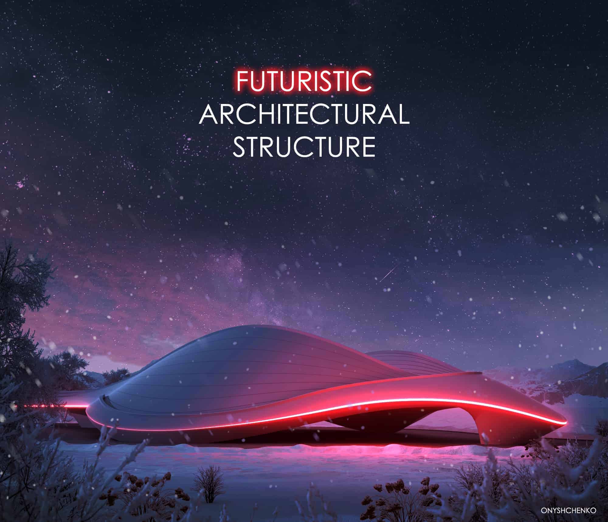 Futuristic Structure Moriihub - Modern Full HD Gradient Photos | Free Download