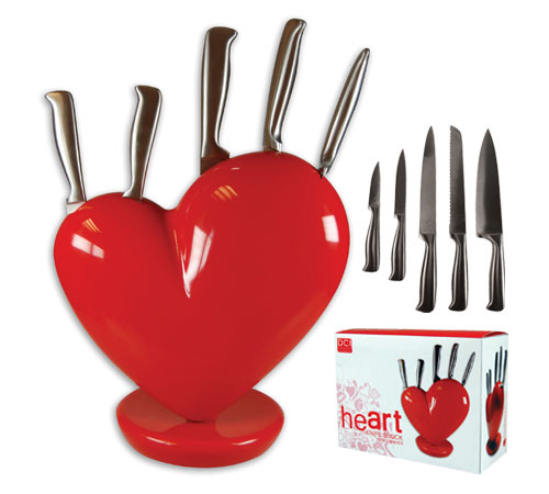 The knife block measures 9.75 inches long, 10.25 inches tall and 3.25 inches wide. 9 Creative And Unusual Knife Block Set Design Design Swan