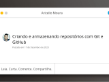 Criando E Armazenando Repositórios Com Git E Github Aricelio Moura Dio