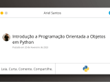 Introdução A Programação Orientada A Objetos Em Python Ariel Santos