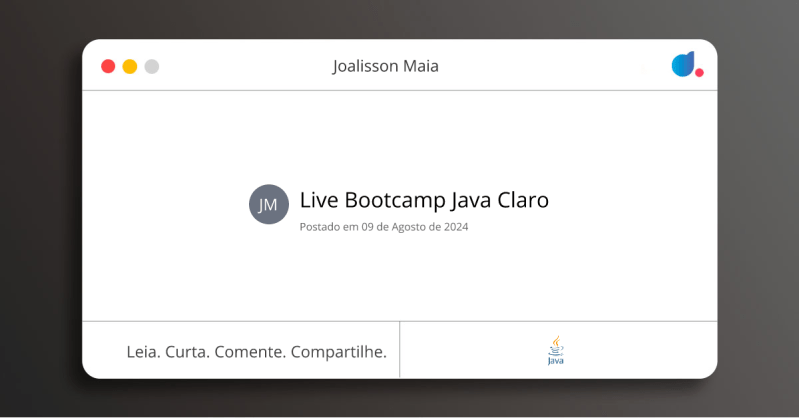 Live Bootcamp Java Claro - Ultra HD Abstract Background - High Resolution