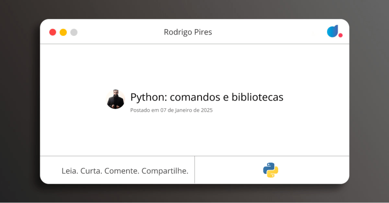 Python Comandos E Bibliotecas Rodrigo Pires Python Dio - Premium Sunset Illustration Gallery - Retina