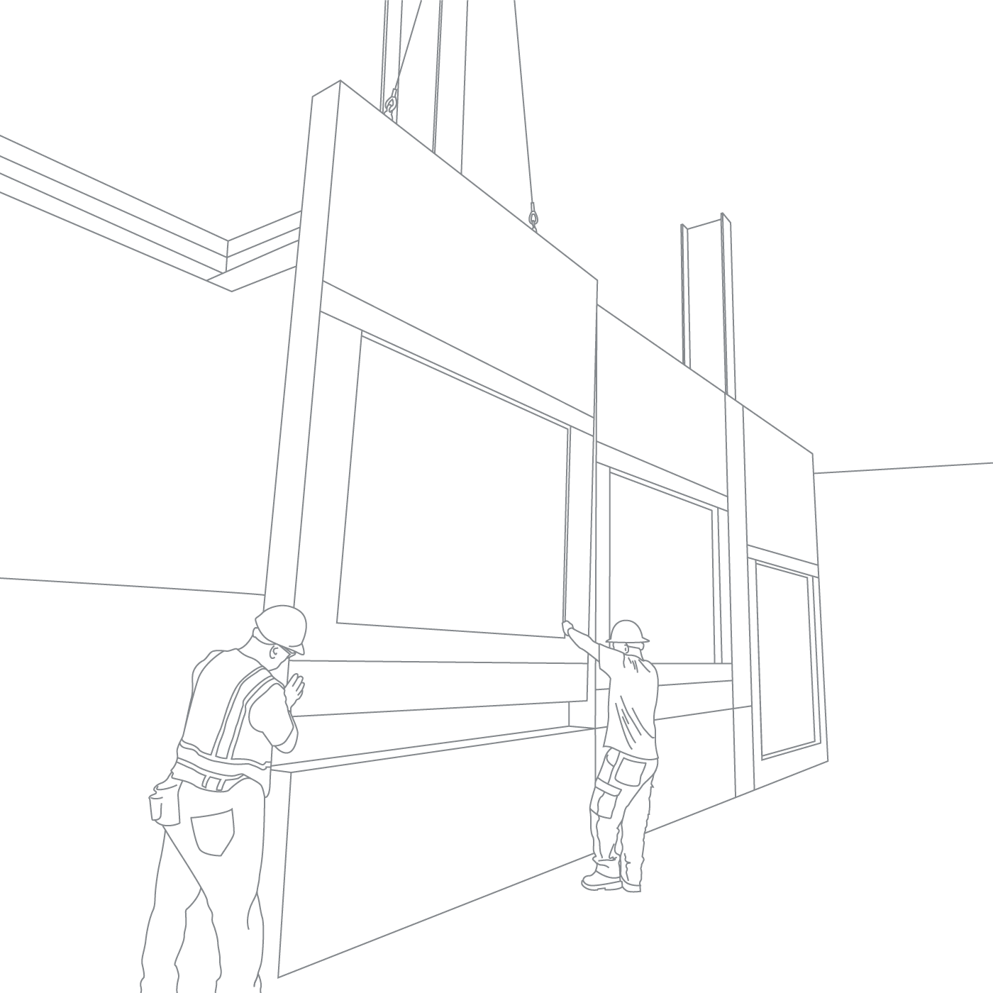 Dpr Construction Prefabrication - Desktop Gradient Illustrations for Desktop