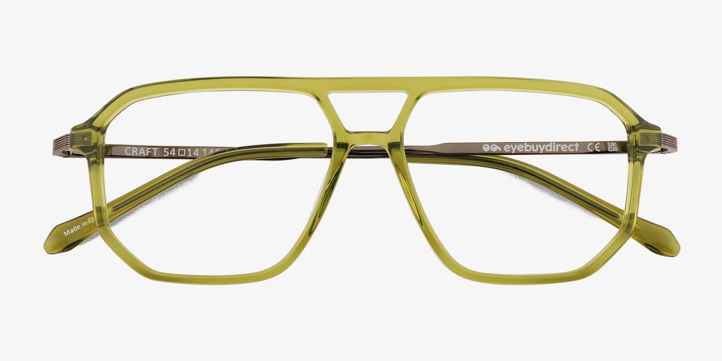 Lansing Aviator Green Eyeglasses - Mountain Photos - Modern Full HD Collection