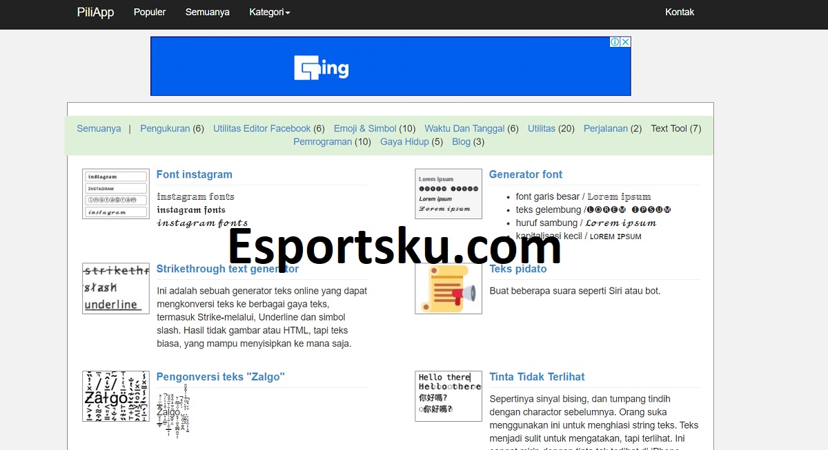 Seperti font garis besar, tebal, huruf sambung, teks terbalik, . Text Generator Ff Tempat Membuat Nama Free Fire Keren Esportsku