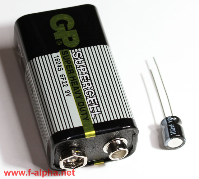 F Alpha Net Experiment 6 Capacitor Battery