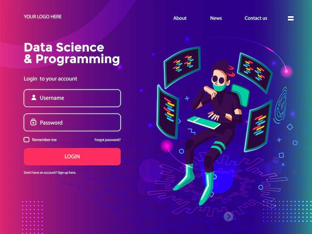 Gamemaker studio 2 · 3. Premium Vector Data Science Programming Software Development Game Development Business Graph Analytics Data And Coding Website Template