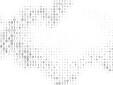 Digital Binary Code Futuristic Background For Coding Or Programming