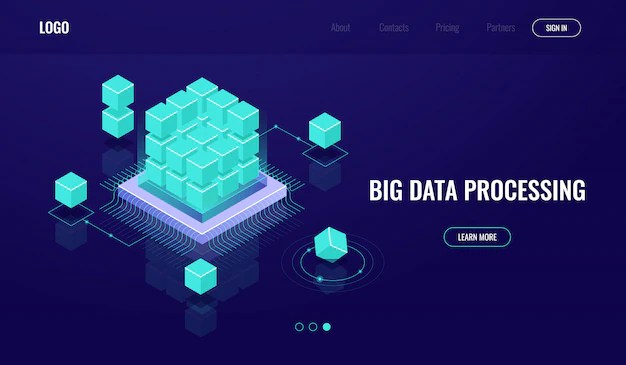 Free Vector Data Shorting Isometric Big Data Processing Cube - Classic Full HD Vintage Designs | Free Download