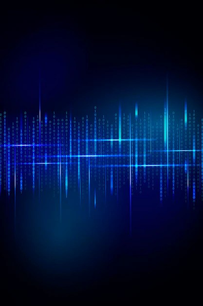 Free Vector Stream Of Binary Code Design Vector - Download Amazing Vintage Image | High Resolution