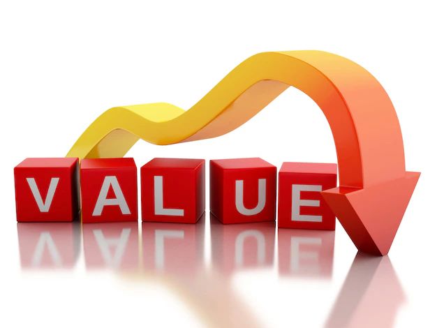 Rissing And Falling Arrow Icon Business Concept Increase And Decrease - Best Gradient Pictures in High Resolution