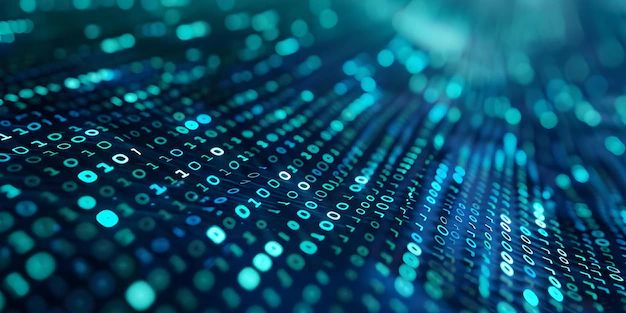 Binary Computer Code Background Abstract Website Programming Code Coding Concept Background - Download Artistic Colorful Illustration | 8K