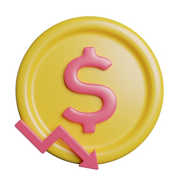 Decrease Analytics Graph Premium Photo - Mobile Space Patterns for Desktop