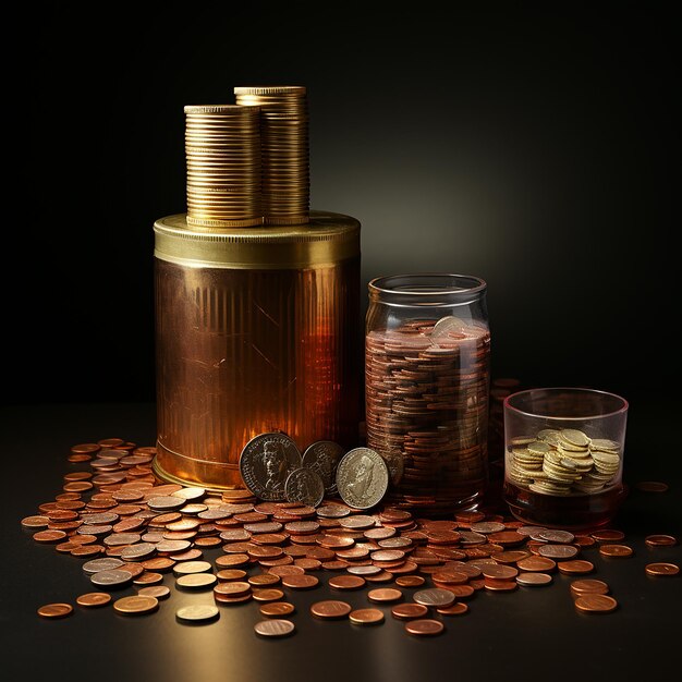 Premium Photo Decrease In Costs Chart Illustration - Premium 8K Geometric Backgrounds | Free Download