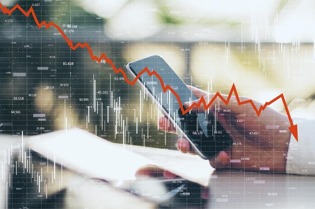Premium Photo Decrease Stats And Economy Concept - Best Gradient Designs in Full HD