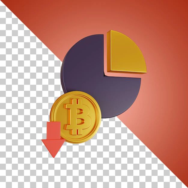 Premium Psd Bitcoin Decrease Graph 3d Rendering - Best Minimal Photos in Full HD