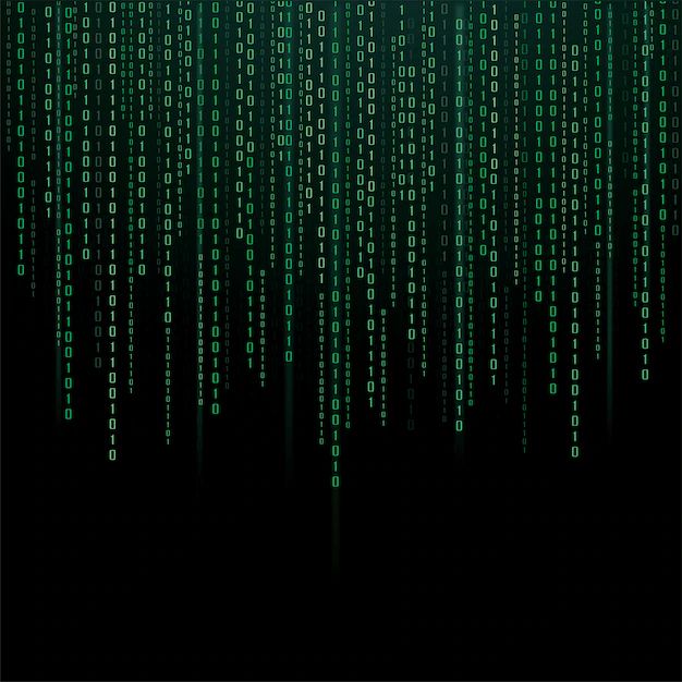 Premium Photo Streaming Binary Code Background Data And Technology - High Resolution Abstract Backgrounds for Desktop