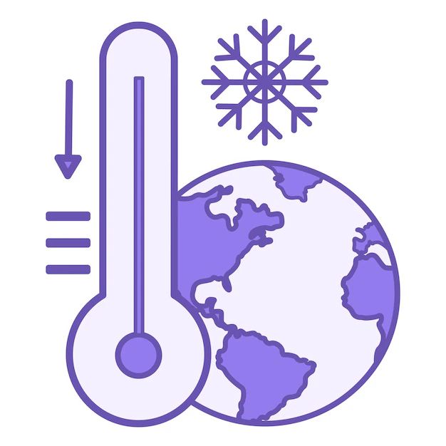 Premium Vector Temperature Decrease And Weather Icon Concept - Premium Colorful Illustration Gallery - HD