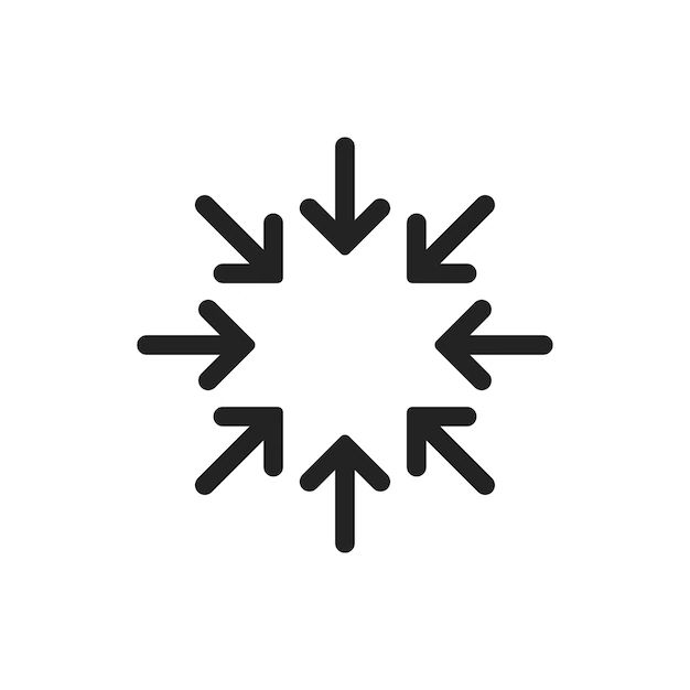 Decrease Icon Vector Symbol Simple Black Stock Vector Royalty Free - Stunning Desktop Dark Illustrations | Free Download