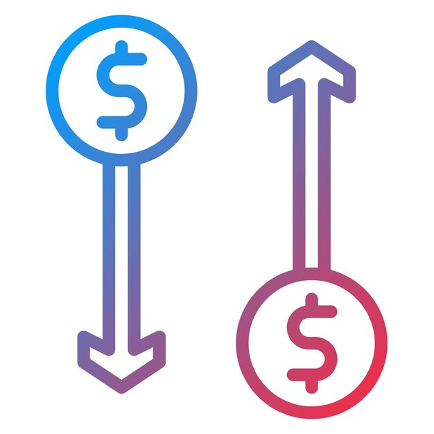 Premium Vector Increase And Decrease In Rate Icon Vector Image Can Be Used For Trading - Space Wallpaper Collection - Desktop Quality