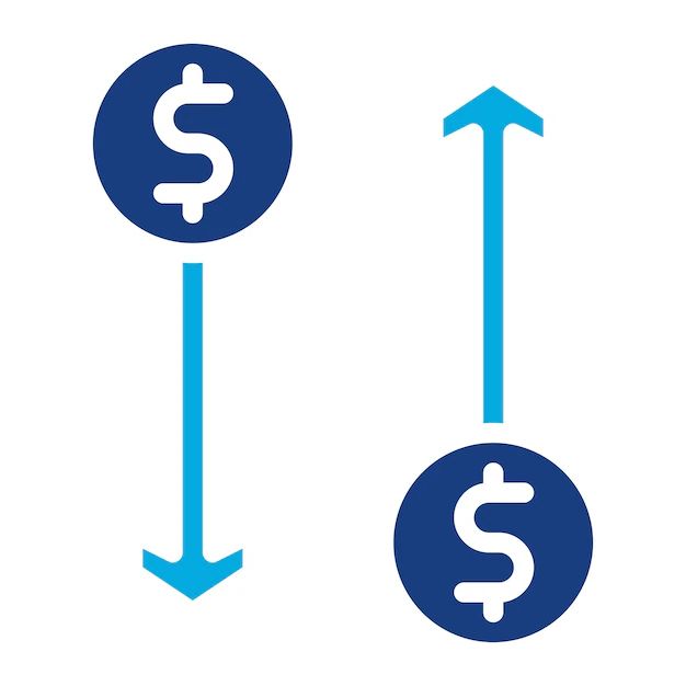 Increase And Decrease In Rate Icon Image Vector Image - Download Amazing Landscape Art | HD