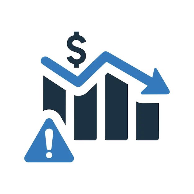 Premium Vector Money Decrease Icon Illustration - Ultra HD Space Patterns for Desktop