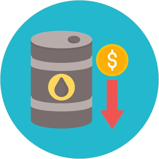Premium Vector Oil Price Decrease Vector Illustration Style - Light Illustrations - Incredible Mobile Collection