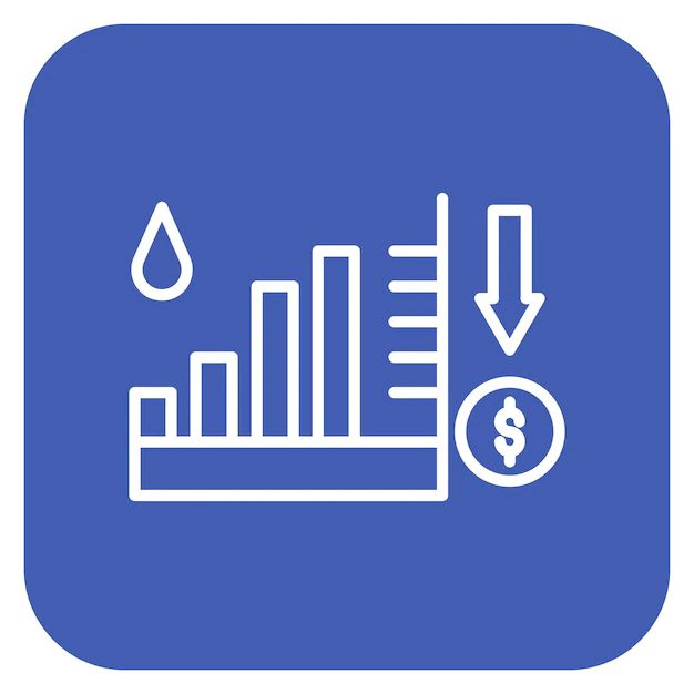 Oil Price Decrease Line Icon Stock Vector Illustration Of Fuel - Elegant High Resolution City Backgrounds | Free Download