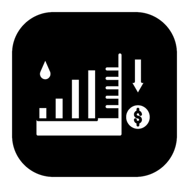 Premium Vector Oil Price Decrease Vector Illustration - Best Dark Wallpapers in Retina