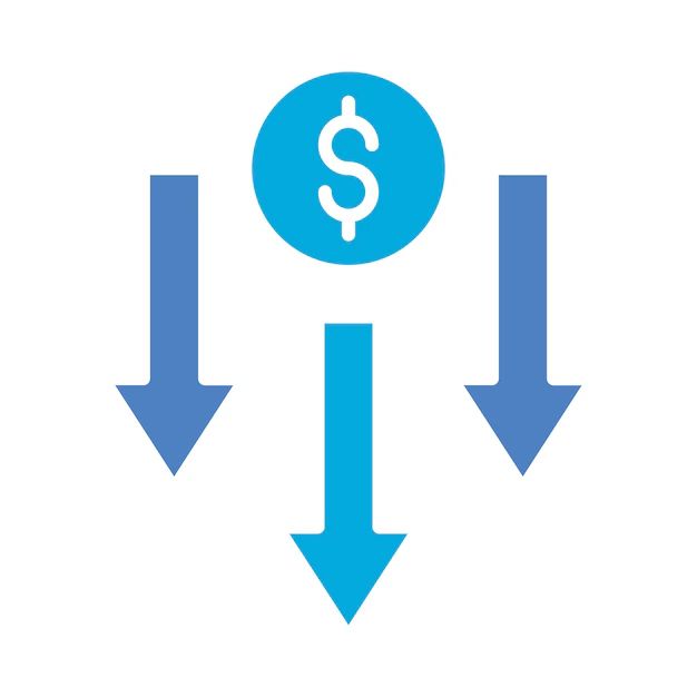 Premium Vector Price Decrease Icon - Premium Minimal Pattern Gallery - HD