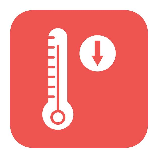 Premium Vector Temperature Decrease Vector Icon Can Be Used For Global Warming Iconset - Classic HD Ocean Designs | Free Download