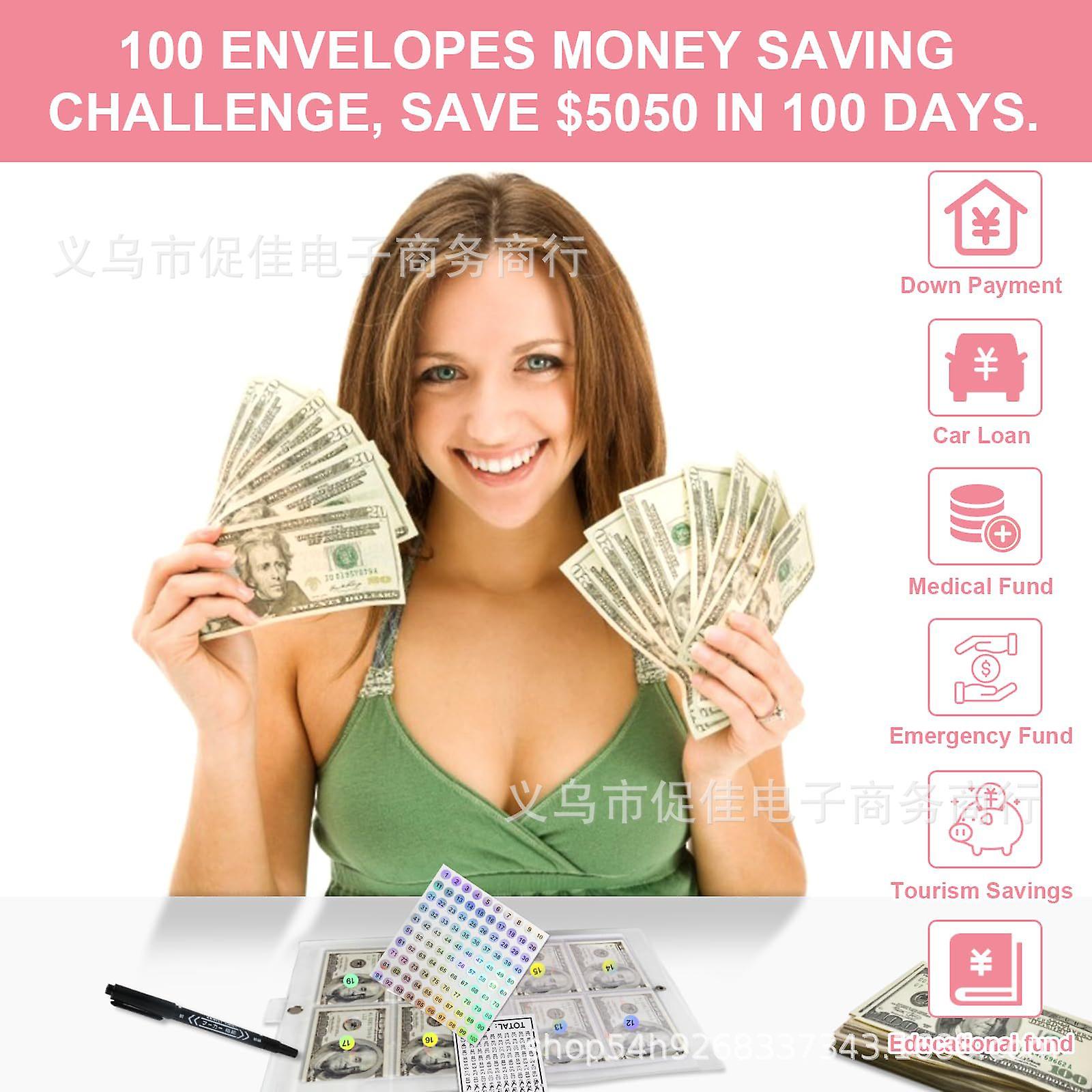 Envelope savings challenge binder new 100 envelope savings challenge